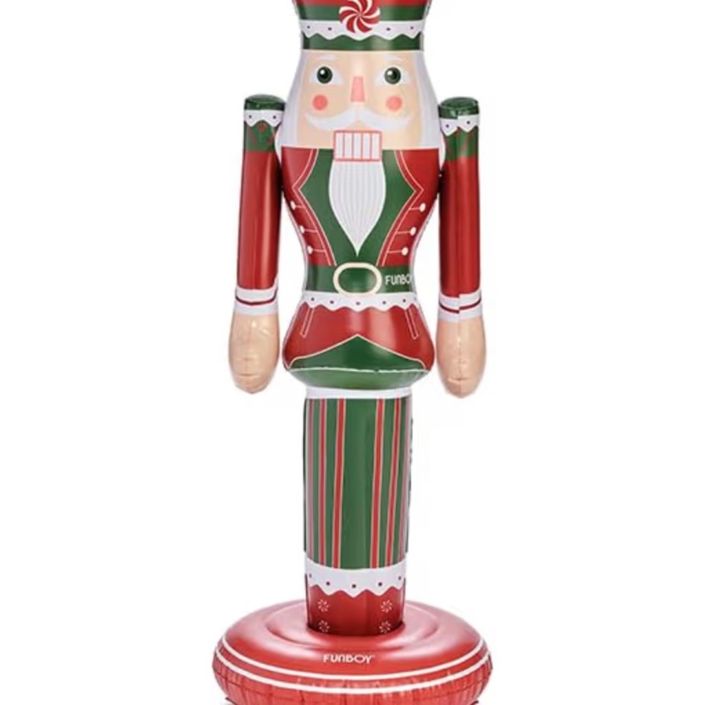 705 funboy novelty metallic Christmas Inflatable Nutcracker with Base